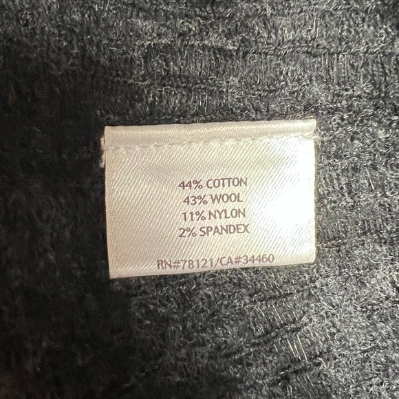 Eileen Fisher Wool Cotton Knit Floral Print Pencil Skirt Size Medium Stretch - Picture 5 of 7